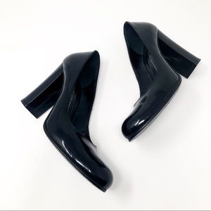 MARC BY MARC JACOBS BLACK PATENT PUMPS